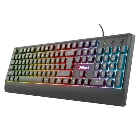 Teclado Gamer Trust Ziva Inalambrico Media Es