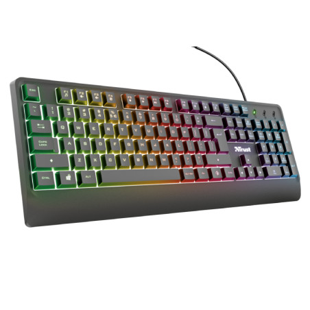 Teclado Gamer Trust Ziva Inalambrico Media Es