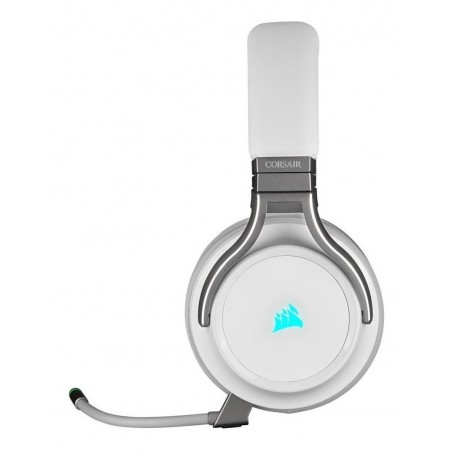 Auriculares Gamer Corsair Virtuoso Wireless Rgb Hifi White