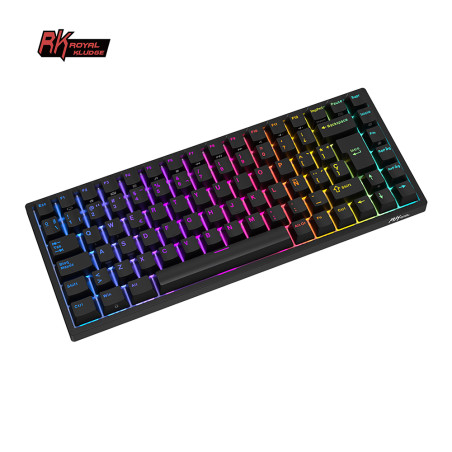 Teclado Royal Kludge Rk84 Wireless Black Switch Brown 75%