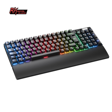 Teclado Royal Kludge Rk96 Wireless Black Switch Brown 90%