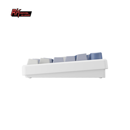 Teclado Royal Kludge Rkm75 Wireless Ocean Blue Switch Silver 75%