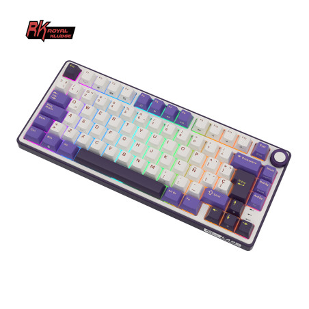 Teclado Royal Kludge Rkr75 Blackberry Switch Brown 75%