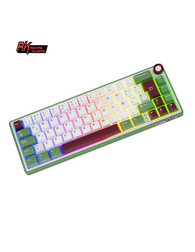 Teclado Royal Kludge Rkr65 Greensand...