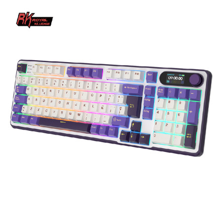 Teclado Royal Kludge Rks98 Wireless Blackberry Switch Chartreuse 96%