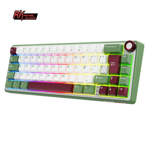 Teclado Royal Kludge Rkr65 Greensand...