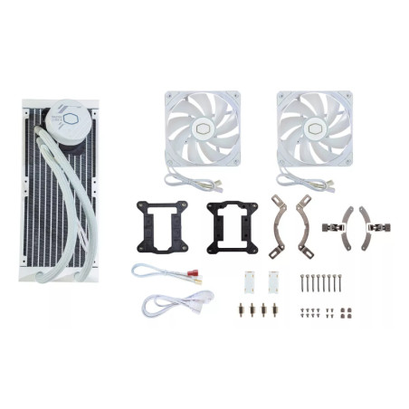 Water Cooling Coolermaster Ml240l 240mm V2 Rgb White