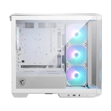 Gabinete Msi Mag Pano M100r Pz Micro Atx Tg White