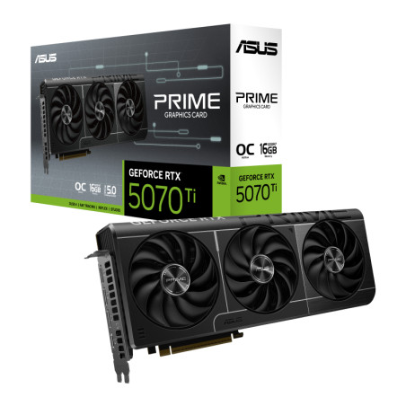 Placa De Video Geforce Rtx 5070 Ti 16gb Asus Prime Oc Gddr7