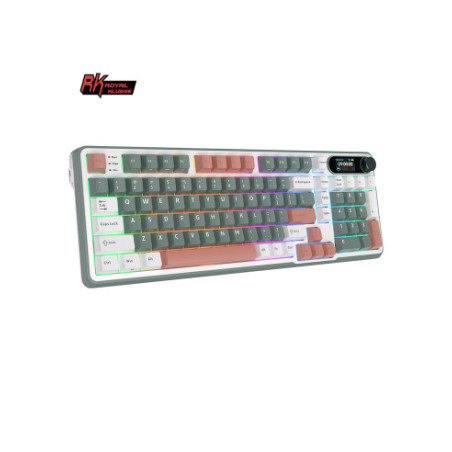 Teclado Royal Kludge Rks98 Wireless Camping Switch Cream 96%