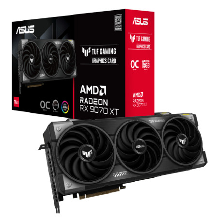 Placa De Video Asus Radeon Rx 9070 Xt 16gb Tuf Gaming Oc