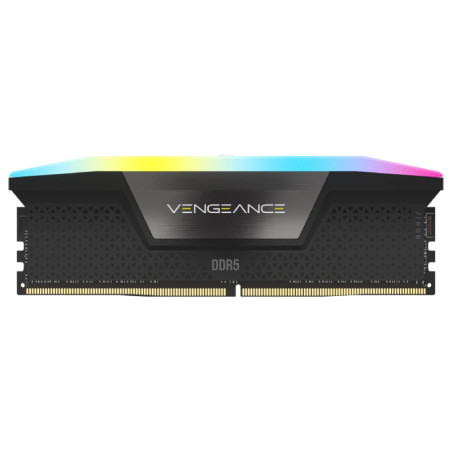 Memoria Ram Ddr5 32gb (2x16gb) 6000mhz Corsair Vengeance Rgb Black Cl30 Amd & Intel