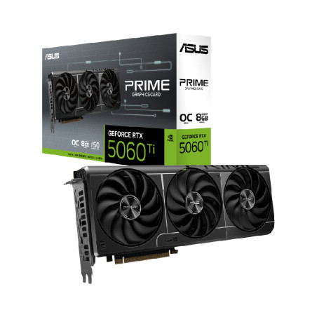PLACA DE VIDEO GEFORCE RTX 5060 TI 8GB ASUS PRIME OC GDDR7