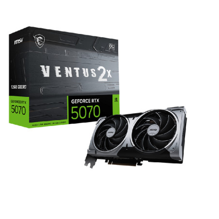 Placa De Video Geforce Rtx 5070 12gb Msi Ventus 2x Oc