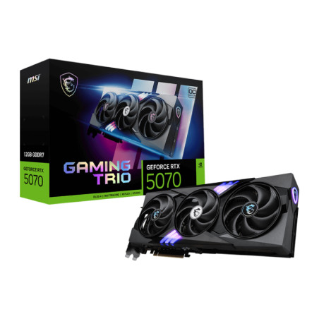 Placa De Video Geforce Rtx 5070 12gb Msi Gaming Trio Oc