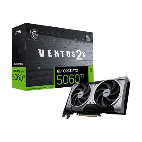 Placa De Video Geforce Rtx 5060 Ti 16gb Msi Ventus 2x Oc Gddr7