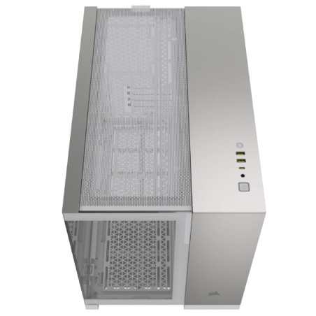 Gabinete Corsair 2500x Aluminum Tg Mid-tower Micro Atx White