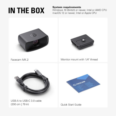 Webcam Elgato Facecam Mk.2 Fhd 1080p Black