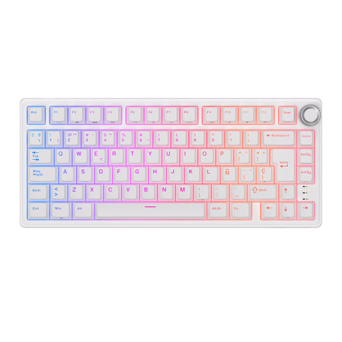 Teclado Royal Kludge Rkr75 White...