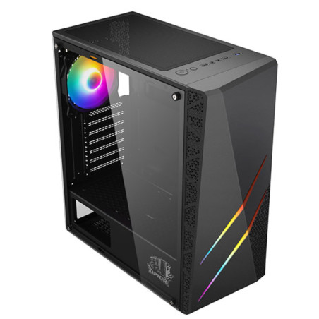 Gabinete Raptor Blaze Force Tg Mid-tower Rgb Fan X1