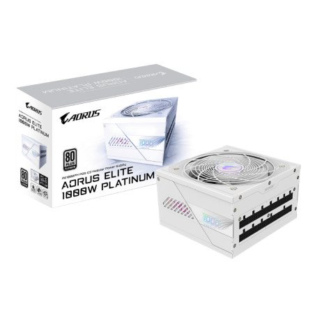 Fuente Gigabyte Aorus 1000w 80+ Platinum Pg5 Ice Modular Atx 3.0