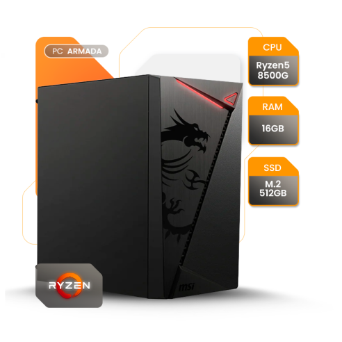 Pc Gamer Amd Ryzen 5 8500g 16gb 512gb...
