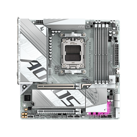 Mother Gigabyte B850m Aorus Elite Wifi6e Ice Am5 Ddr5