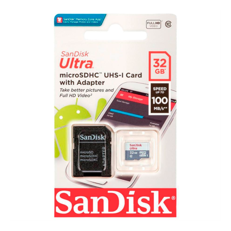 Tarjeta Micro Sd Hc Sandisk Ultra 32gb Uh