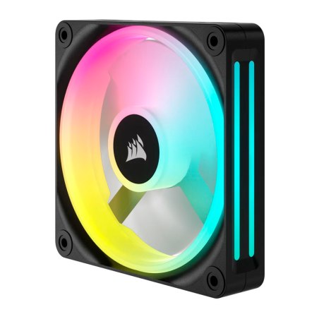 Fan Cooler Corsair Icue Link Qx120 Rgb 120mm Magnetic Dome Black Pack