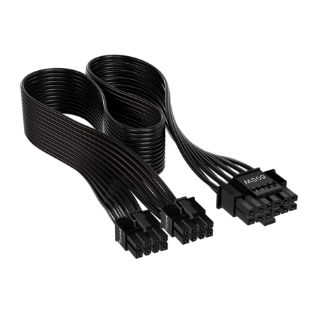CABLE CORSAIR PREMIUM PCIE GEN 5 12V-2X6 DE 600 W Y 12+4 PATILLAS TYPE 4