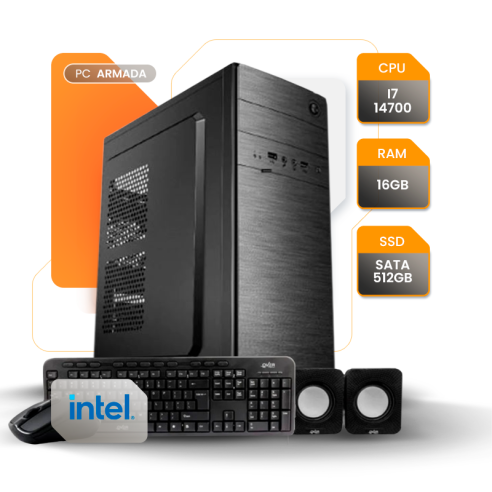 Pc Oficina Intel I7 14700 16gb Ssd...