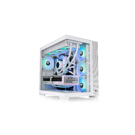 GABINETE THERMALTAKE VIEW 380 TG MID TOWER ATX X4 SNOW WHITE