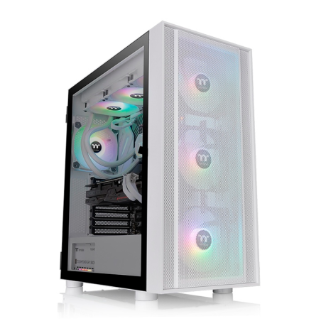 GABINETE THERMALTAKE H570 TG SNOW WHITE