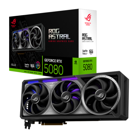 PLACA DE VIDEO GEFORCE RTX 5080 ASUS ROG ASTRAL 16GB GDDR7