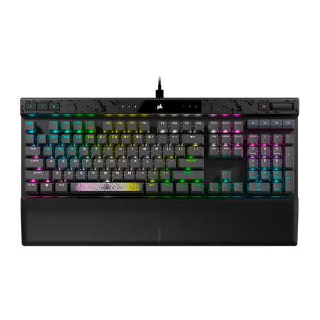 TECLADO MECÁNICO MAGNÉTICO CORSAIR K70 MAX SWITCH MGX MAGNETIC STEEL GRAY (US) C/APOYA MUÑECAS