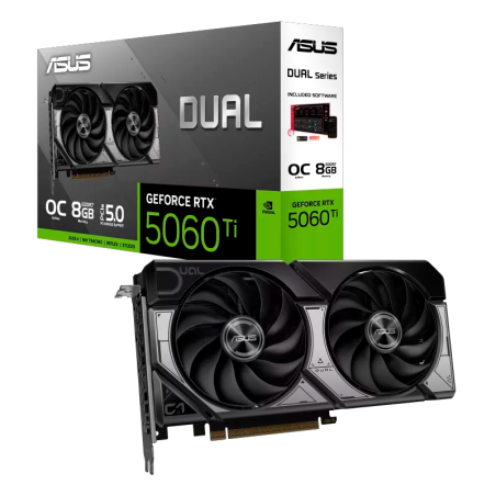 Placa De Video Geforce Rtx 5060 Ti 8gb Asus Dual Oc Gddr7
