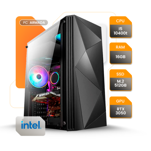 Pc Gamer I5 10400t Rtx3050 16gb Ssd...