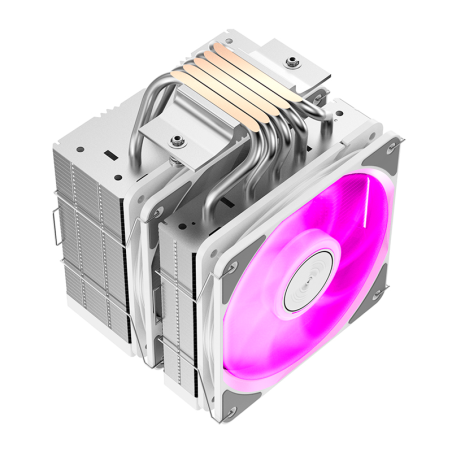 Cooler Cpu Jiushark Jf500 Ruby White Argb (1851 / Am5) 265w