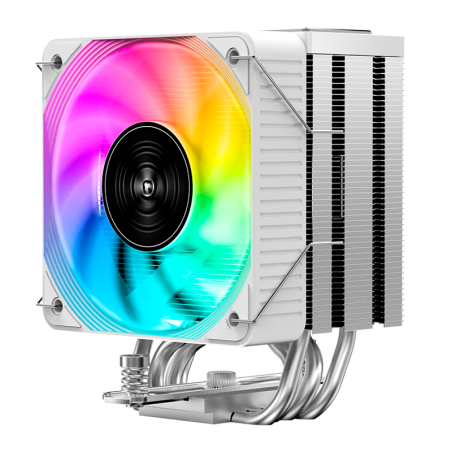 Cooler Cpu Jiushark Jf100rs White Argb (1700 / Am5) 220w