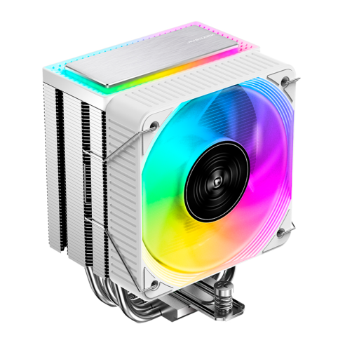 COOLER CPU JIUSHARK JF100RS WHITE ARGB (1700 / AM5) 220W