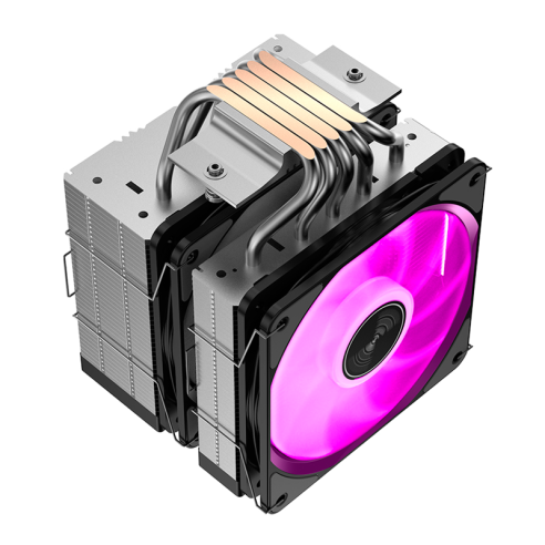 Cooler Cpu Jiushark Jf500 Ruby Black...