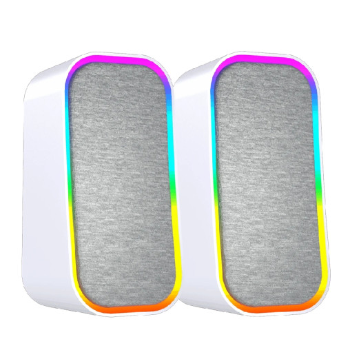 PARLANTES FANTECH GROOVE GS304 WHITE RGB WIRED/BT 6W