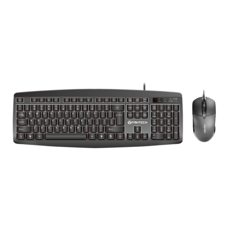 Kit Teclado Y Mouse Fantech Km100 Black