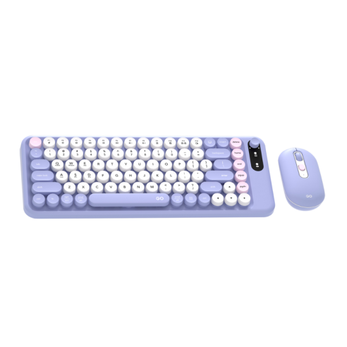 KIT TECLADO Y MOUSE INALÁMBRICO FANTECH GO MOCHI85 WK898 BLUE 75% BT/2,4GHZ MULTI-DISPOSITIVO