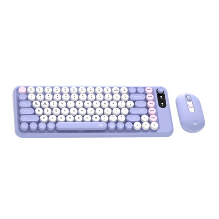 KIT TECLADO Y MOUSE INALAMBRICO FANTECH GO MOCHI65 WK898 BLUE