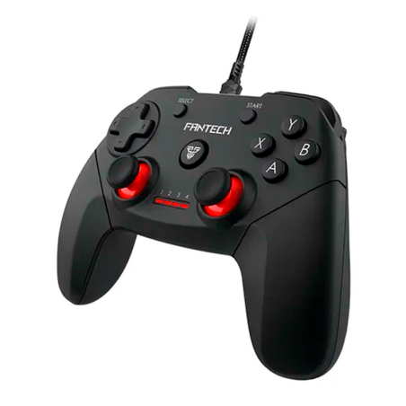 Joystick Cableado Fantech Revolver Gp12 Black Usb Pc Ps3