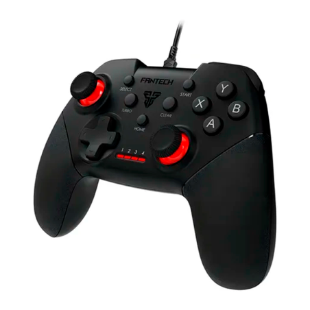 Joystick Cableado Fantech Shooter Ii Gp13 Black Usb Pc Ps3