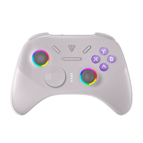 JOYSTICK INALÁMBRICO FANTECH EOS PRO II WGP15V2 WHITE HALL-EFFECT 1000HZ TRI-MODE PC SWITCH ANDROID