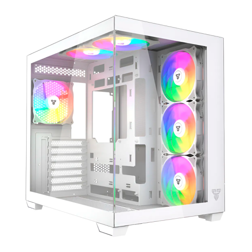 Gabinete Fantech Lumina Cg85 White 6x...