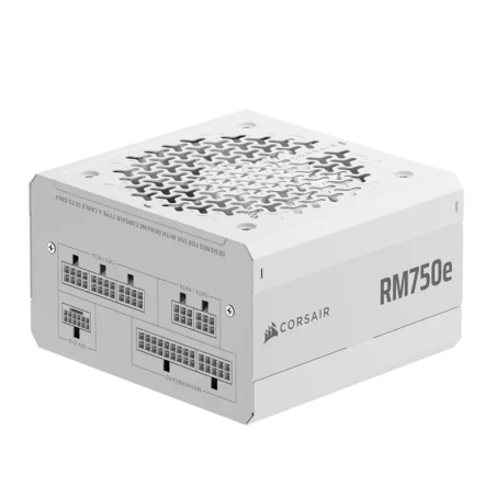 FUENTE CORSAIR RM750E 2025 750W 80+ CYBENETICS GOLD FULL MODULAR WHITE PCIE 5.1